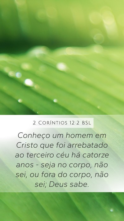 2 Coríntios 12:2 BSL Bible Verse Image