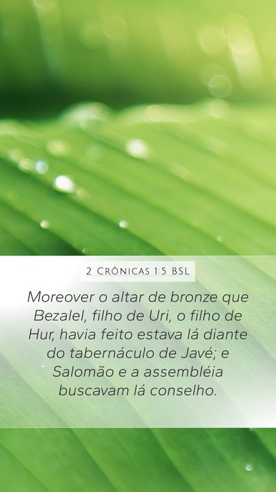2 Crônicas 1:5 BSL Bible Verse Image