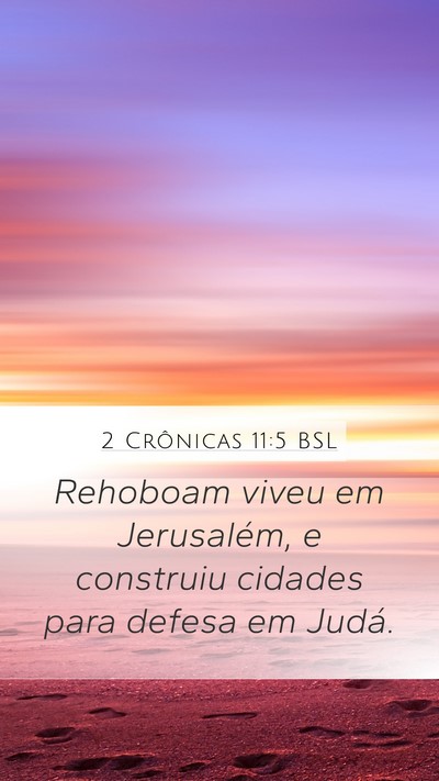 2 Crônicas 11:5 BSL Bible Verse Image