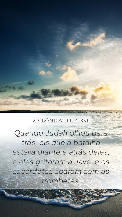 2 Crônicas 13:14 BSL Bible Verse Image