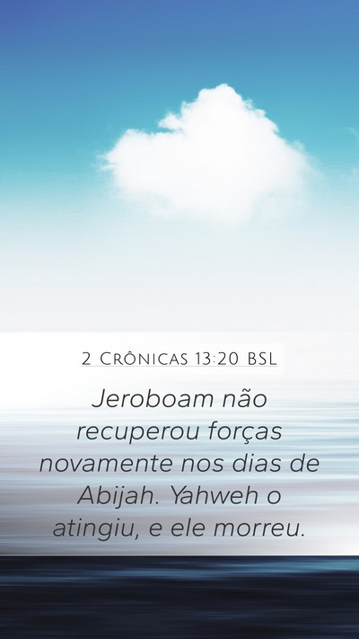 2 Crônicas 13:20 BSL Bible Verse Image
