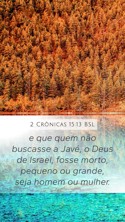 2 Crônicas 15:13 BSL Bible Verse Image
