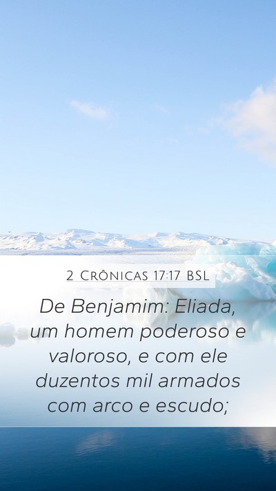 2 Crônicas 17:17 BSL Bible Verse Image