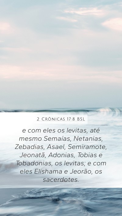 2 Crônicas 17:8 BSL Bible Verse Image