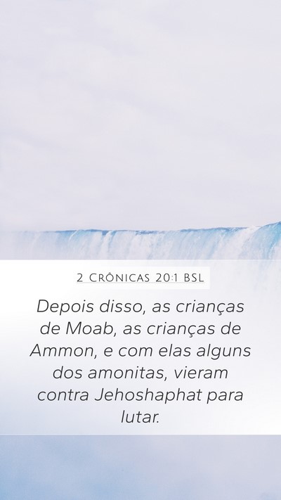 2 Crônicas 20:1 BSL Bible Verse Image