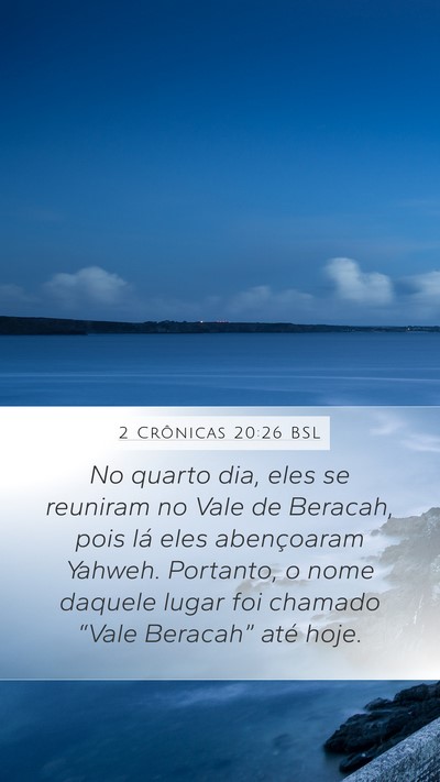 2 Crônicas 20:26 BSL Bible Verse Image