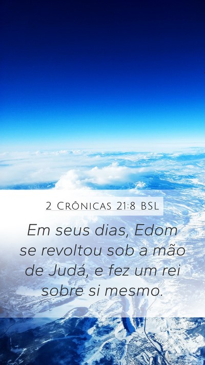 2 Crônicas 21:8 BSL Bible Verse Image
