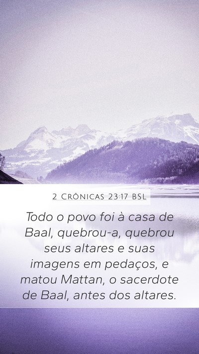 2 Crônicas 23:17 BSL Bible Verse Image