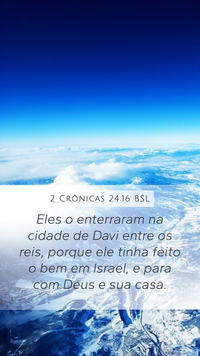 2 Crônicas 24:16 BSL Bible Verse Image