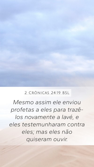 2 Crônicas 24:19 BSL Bible Verse Image