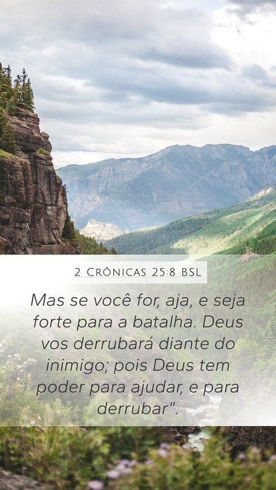 2 Crônicas 25:8 BSL Bible Verse Image