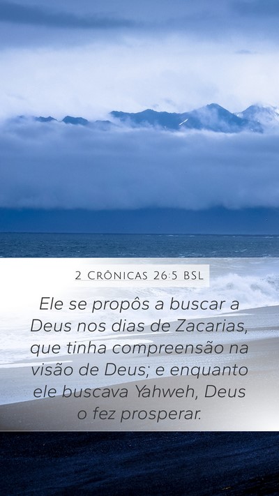 2 Crônicas 26:5 BSL Bible Verse Image