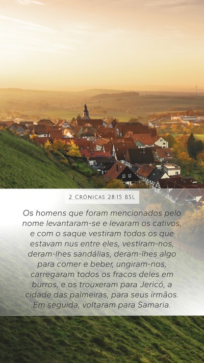 2 Crônicas 28:15 BSL Bible Verse Image