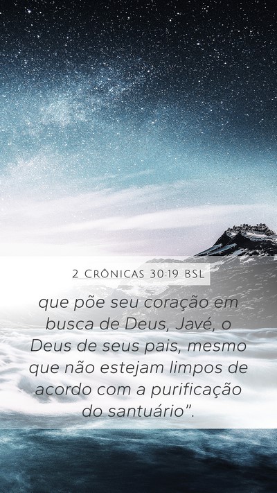 2 Crônicas 30:19 BSL Bible Verse Image