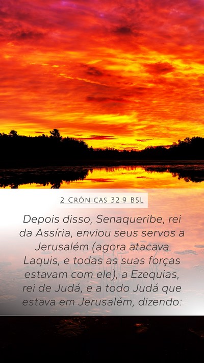 2 Crônicas 32:9 BSL Bible Verse Image