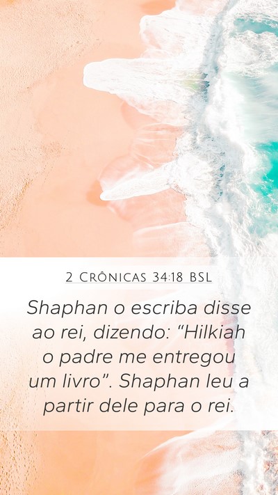 2 Crônicas 34:18 BSL Bible Verse Image