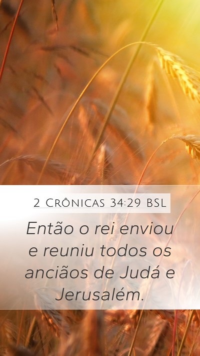 2 Crônicas 34:29 BSL Bible Verse Image