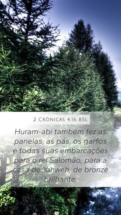 2 Crônicas 4:16 BSL Bible Verse Image