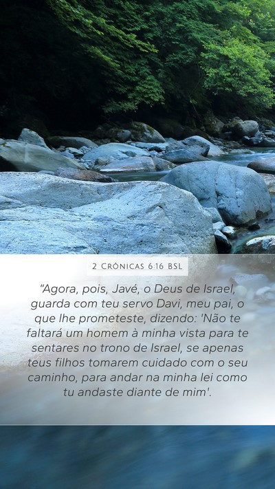 2 Crônicas 6:16 BSL Bible Verse Image