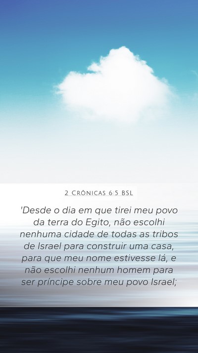 2 Crônicas 6:5 BSL Bible Verse Image