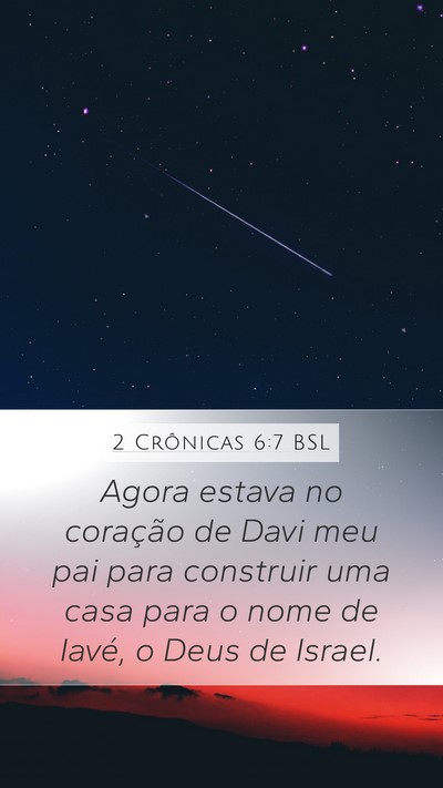 2 Crônicas 6:7 BSL Bible Verse Image