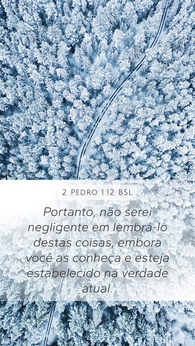 2 Pedro 1:12 BSL Bible Verse Image