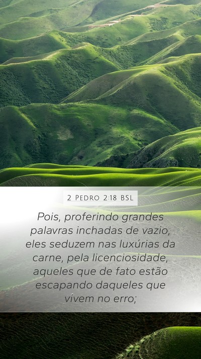 2 Pedro 2:18 BSL Bible Verse Image