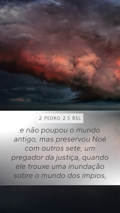 2 Pedro 2:5 BSL Bible Verse Image