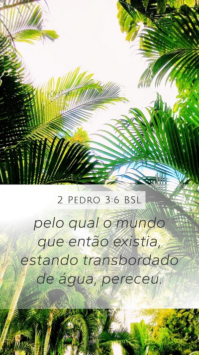 2 Pedro 3:6 BSL Bible Verse Image
