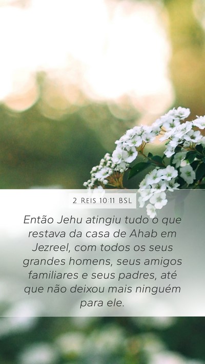 2 Reis 10:11 BSL Bible Verse Image