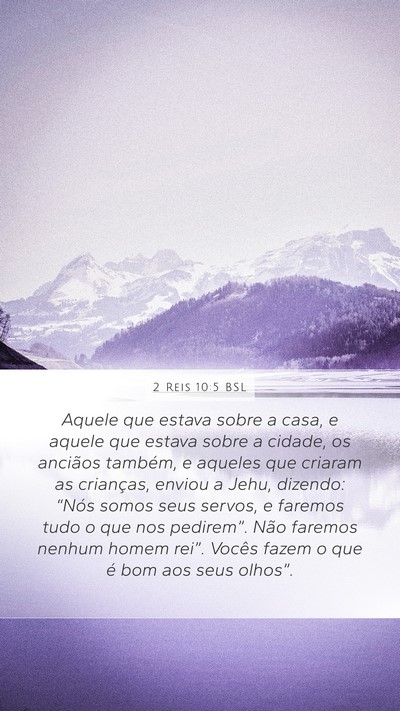 2 Reis 10:5 BSL Bible Verse Image