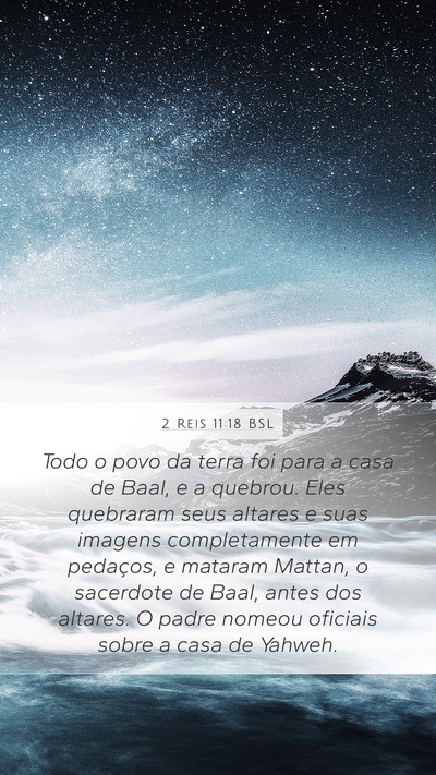 2 Reis 11:18 BSL Bible Verse Image