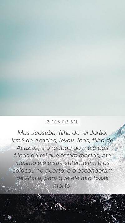 2 Reis 11:2 BSL Bible Verse Image