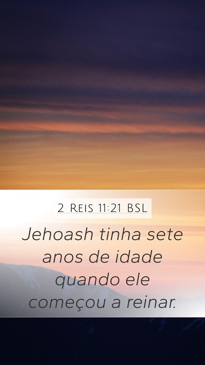 2 Reis 11:21 BSL Bible Verse Image