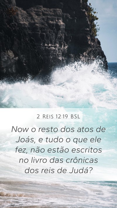 2 Reis 12:19 BSL Bible Verse Image