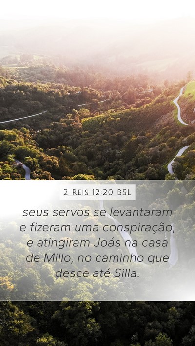 2 Reis 12:20 BSL Bible Verse Image
