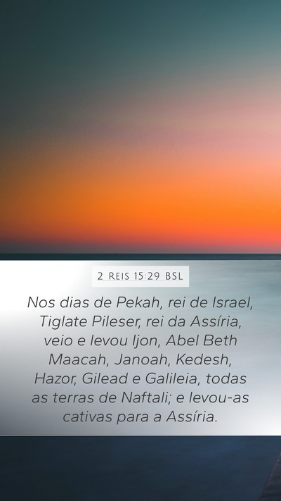 2 Reis 15:29 BSL Bible Verse Image