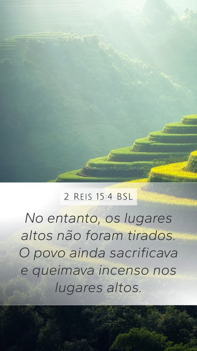 2 Reis 15:4 BSL Bible Verse Image