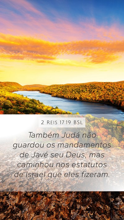 2 Reis 17:19 BSL Bible Verse Image