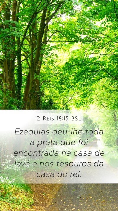 2 Reis 18:15 BSL Bible Verse Image