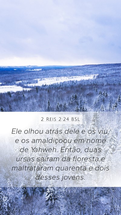 2 Reis 2:24 BSL Bible Verse Image
