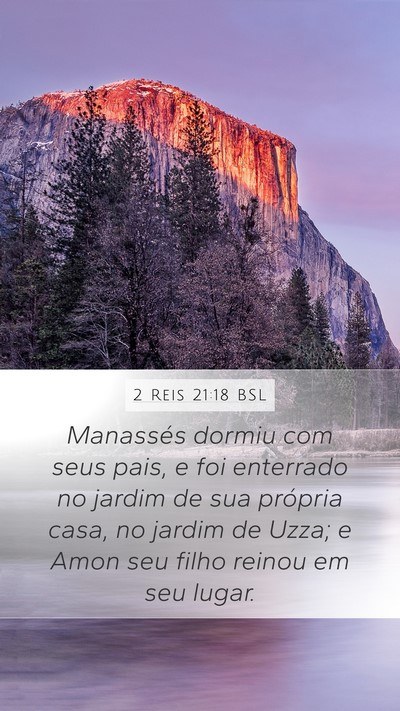 2 Reis 21:18 BSL Bible Verse Image