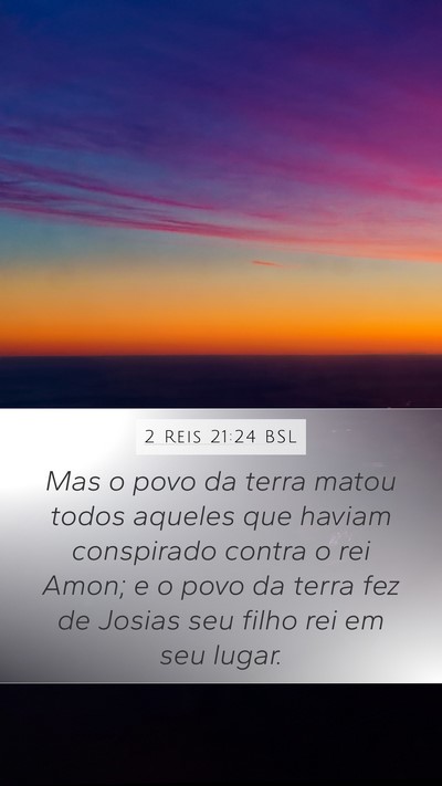 2 Reis 21:24 BSL Bible Verse Image