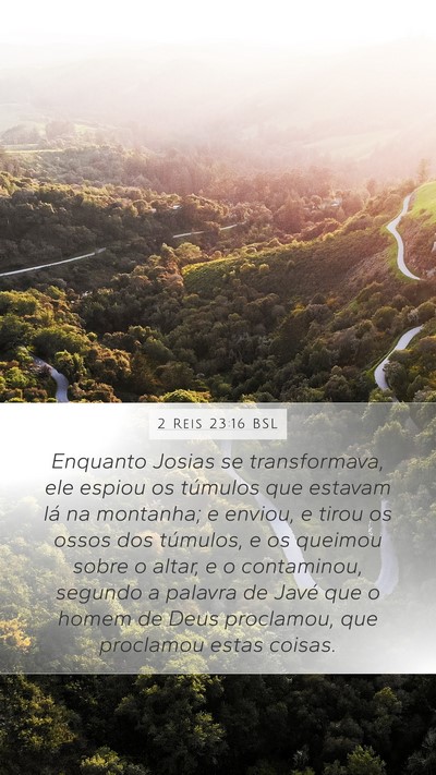 2 Reis 23:16 BSL Bible Verse Image