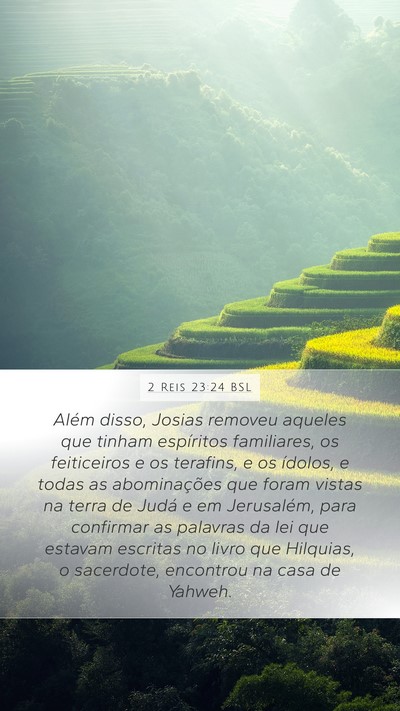 2 Reis 23:24 BSL Bible Verse Image