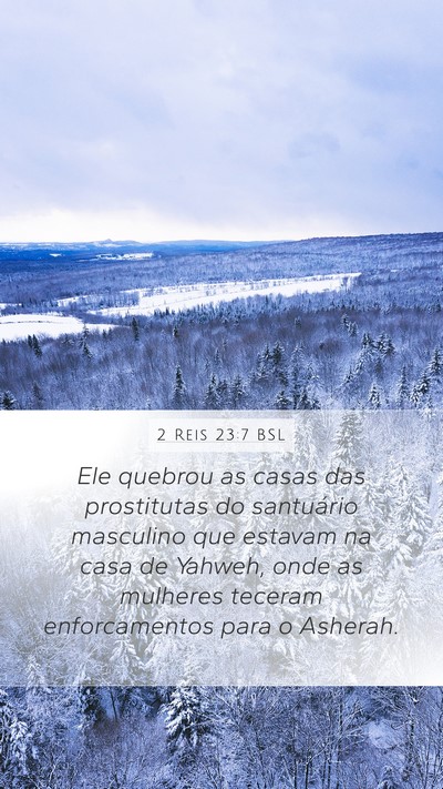 2 Reis 23:7 BSL Bible Verse Image