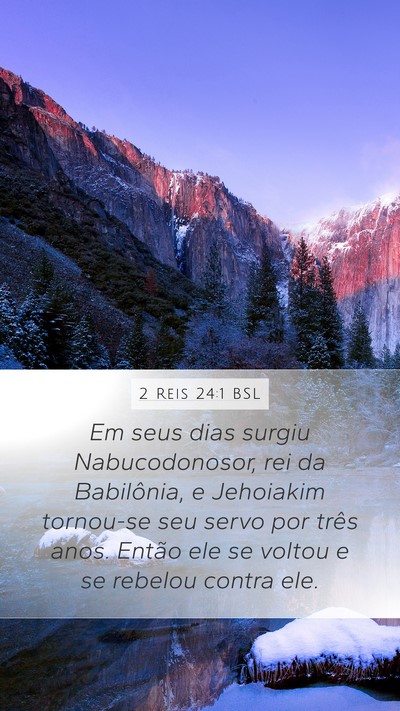2 Reis 24:1 BSL Bible Verse Image