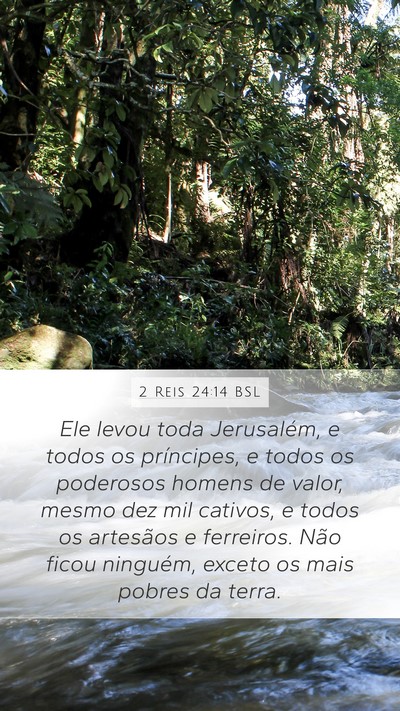 2 Reis 24:14 BSL Bible Verse Image