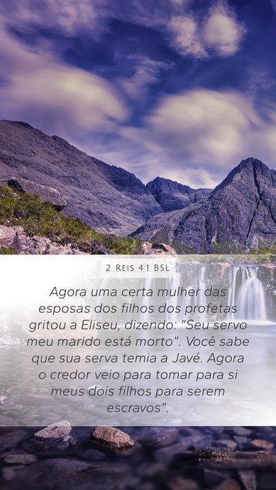 2 Reis 4:1 BSL Bible Verse Image