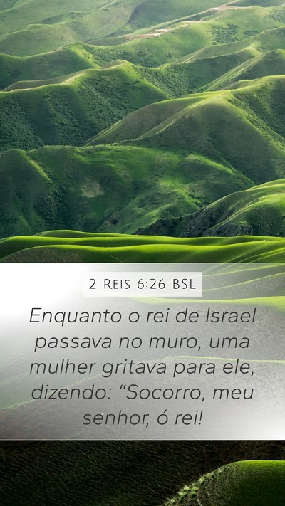 2 Reis 6:26 BSL Bible Verse Image